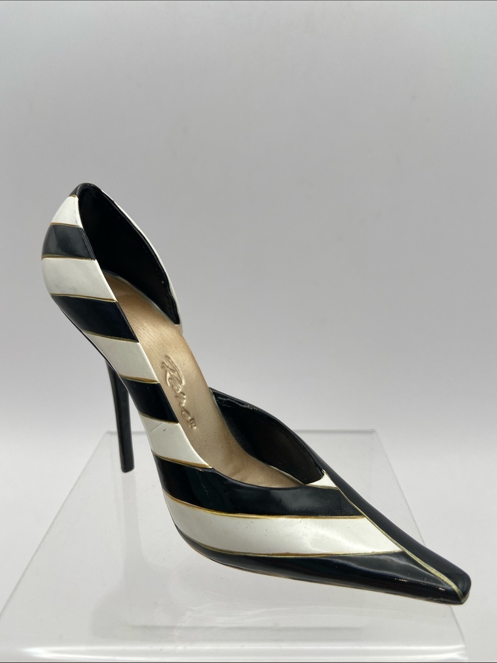 Just The Right Shoe by Raine Live From New York Miniature Shoe Figurine Rare